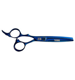 Ciseaux Sculteurs Gaucher Ghost Bleu Titanium Mashiro T6
