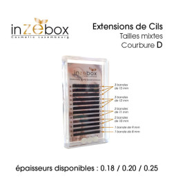 Extensions de Cils Volume Russe 0.05- 09mm