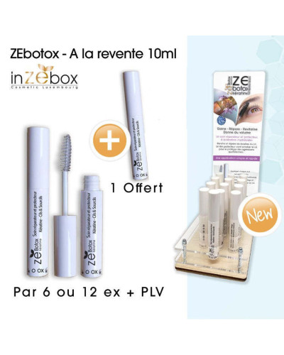 Présentoirs Mascara ZEBotox Inzebox 10ml