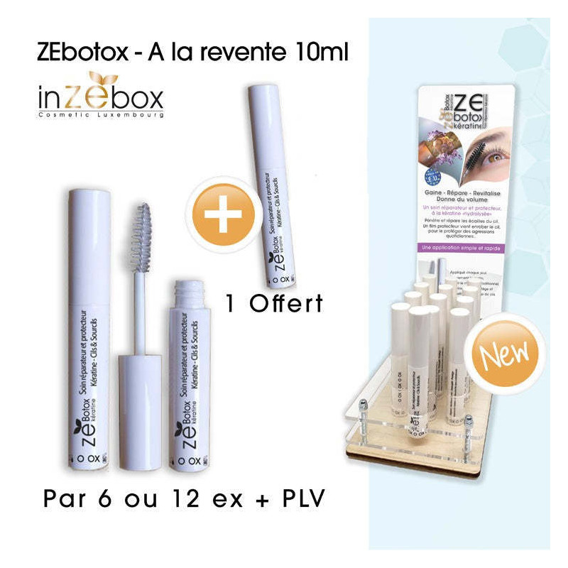 Présentoirs Mascara ZEBotox Inzebox 10ml
