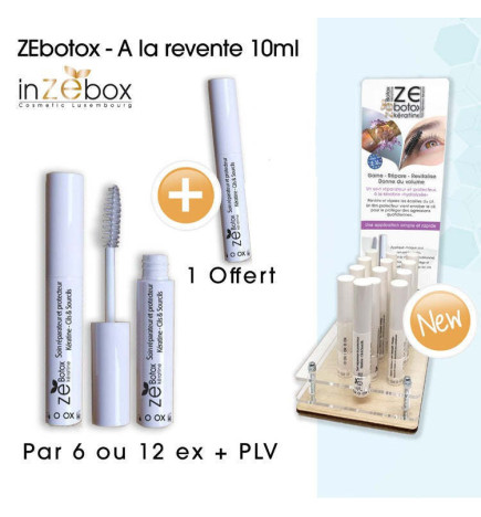 Présentoirs Mascara ZEBotox Inzebox 10ml