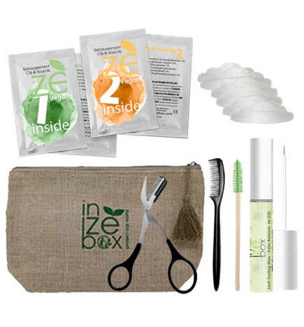Kit Rehaussement de Cils iZi Concept "Je Démarre" 9 Prestations + 2 Offertes Inzebox