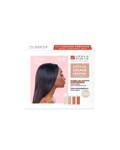 Mini Kit Ethnik Lissage Keratine Urban Keratin 4 x 100ml