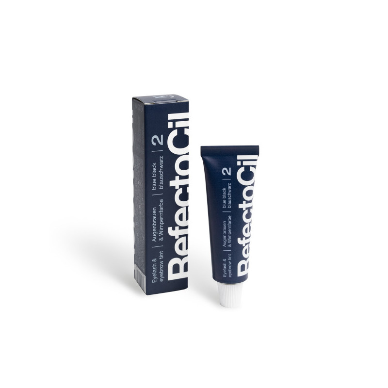 Teinture cils et sourcils Bleu Noir N°2 RefectoCil 15ml