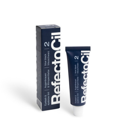 Teinture cils et sourcils Bleu Noir N°2 RefectoCil 15ml