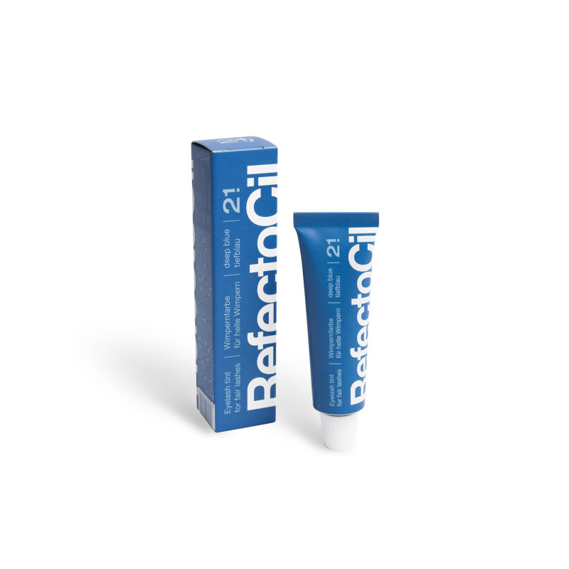 Teinture cils et sourcils Bleu Profond N°2.1 RefectoCil 15ml
