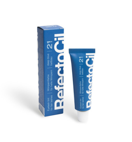Teinture cils et sourcils Bleu Profond N°2.1 RefectoCil 15ml