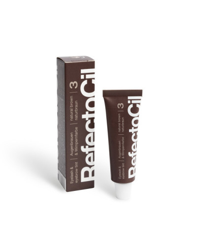 Teinture cils et sourcils Brun Naturel N°3 RefectoCil 15ml