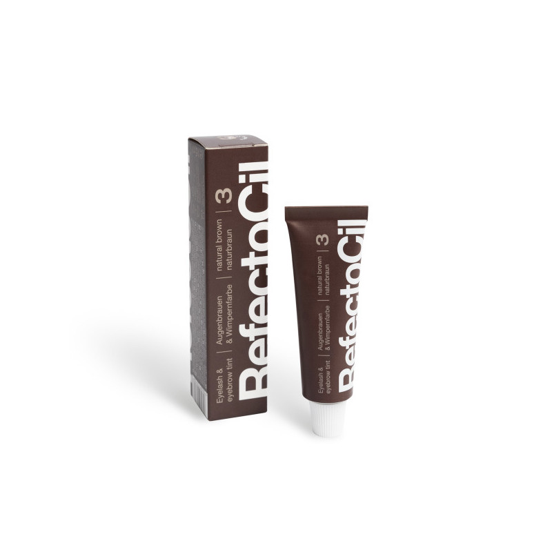 Teinture cils et sourcils Brun Naturel N°3 RefectoCil 15ml Teinture cils et sourcils Brun Naturel N°3 RefectoCil 15ml