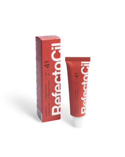 Teinture cils et sourcils Rouge N°4.1 RefectoCil 15ml