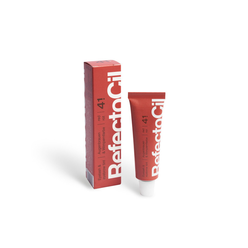 Teinture cils et sourcils Rouge N°4.1 RefectoCil 15ml