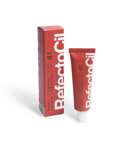 Teinture cils et sourcils Rouge N°4.1 RefectoCil 15ml