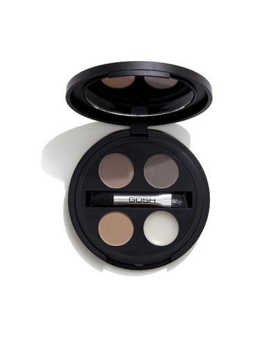 Kit Sourcils (3 Poudres,Cire,Applicateur,Mirroir) 3gr Gosh