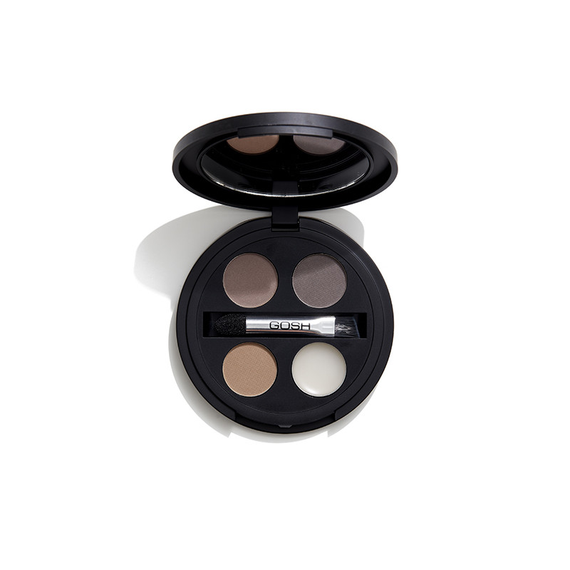 Kit Sourcils (3 Poudres,Cire,Applicateur,Mirroir) 3gr Gosh