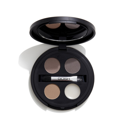 Kit Sourcils (3 Poudres,Cire,Applicateur,Mirroir) 3gr Gosh