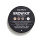 Kit Sourcils (3 Poudres,Cire,Applicateur,Mirroir) 3gr Gosh