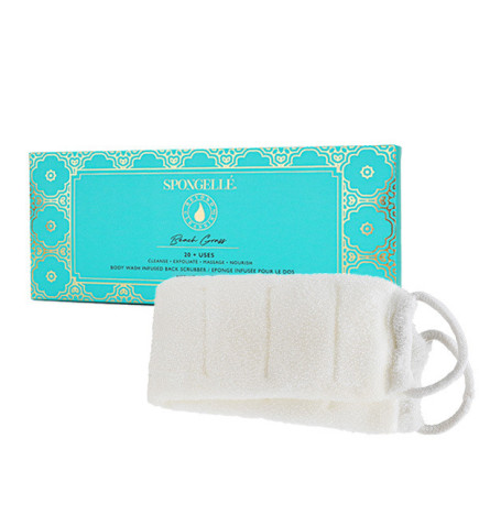 Éponge de Bain pour le Dos Exfoliante Infusée Herbe de Plage Spongellé 226g
