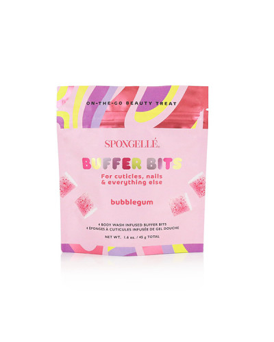Mini Éponges à Manucure Infusées Pedi Pop Bubblegum x4 45g