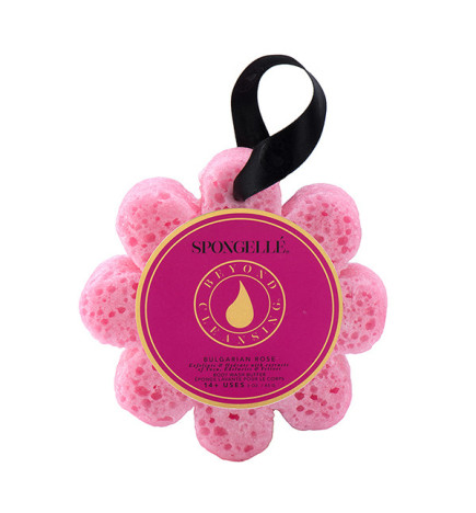 Éponge de Bain Exfoliante Infusée Herbe de Plage Spongellé 85g