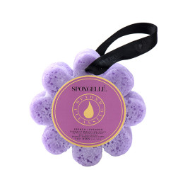 Éponge de Bain Exfoliante Infusée Lavande Française Spongellé 85g