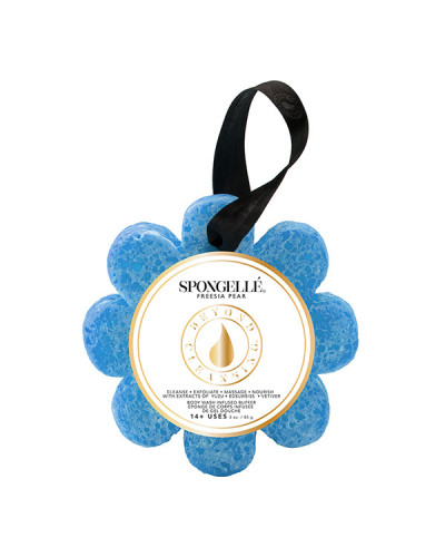 Éponge de Bain Exfoliante Infusée Freesia Poire Spongellé 85g