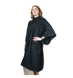 Cape poncho Adulte Flean Up Noire Fermeture Pression