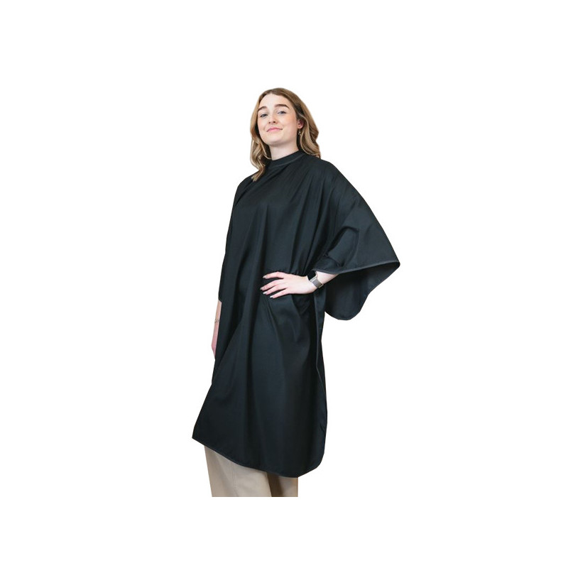 Cape poncho Adulte Flean Up Noire Fermeture Pression Cape poncho Adulte Flean Up Noire Fermeture Pression