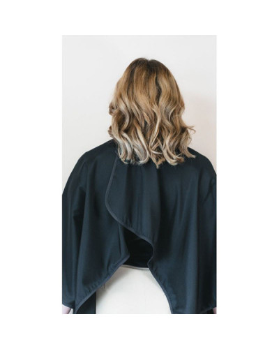 Cape poncho Adulte Flean Up Noire Fermeture Pression