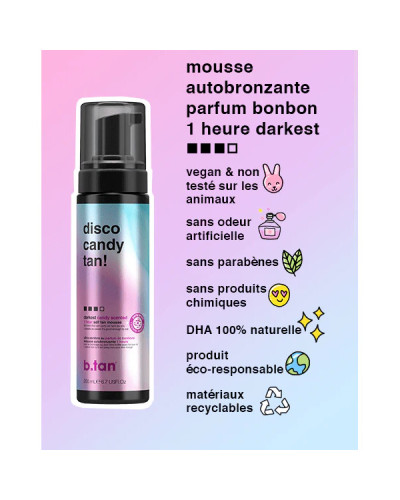 Mousse Autobronzante Disco Candy Tan 200ml B.Tan