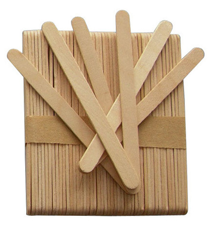 100 Spatules Bois Jetables Petit Modèle