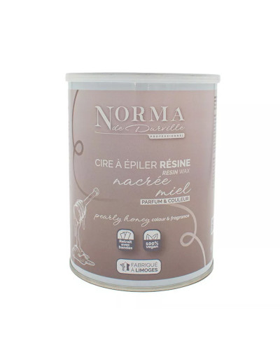 Cire Résine Blanche Nacrée Miel 800gr