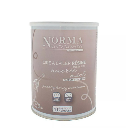 Cire Résine Blanche Nacrée Miel 800gr