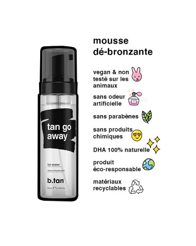 Effaceur de Bronzage & Base Tan Go Away B.Tan 200ml