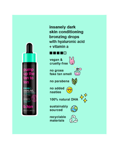 Gouttes Autobronzantes Pump up the Tan to Ten B.Tan 30ml