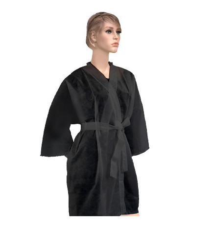 Peignoir kimono jetable noir 100pcs
