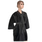 Peignoir kimono jetable noir 100pcs Peignoir kimono jetable noir 100pcs
