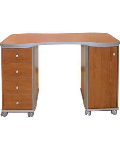 Table Manucure Flavy Poirier Sans Aspirateur