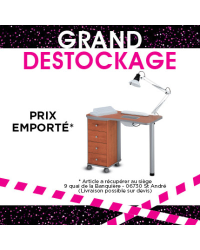 Table Manucure Noelly Poirier Avec Aspirateur