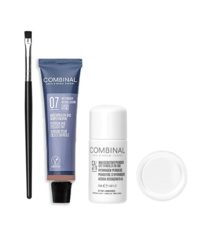 Mini Kit Teinture Cils et Sourcils Châtain Naturel 07 Combinal