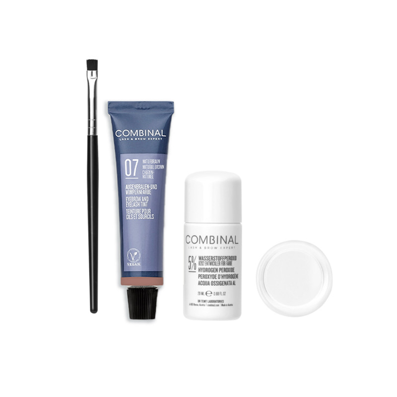 Mini Kit Teinture Cils et Sourcils Châtain Naturel 07 Combinal