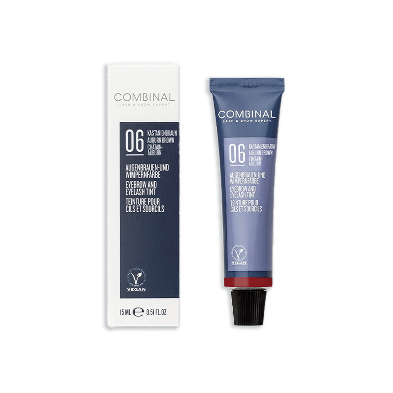 Teinture Cils et Sourcils Châtain Auburn Combinal 15ml Teinture Cils et Sourcils Châtain Auburn Combinal 15ml
