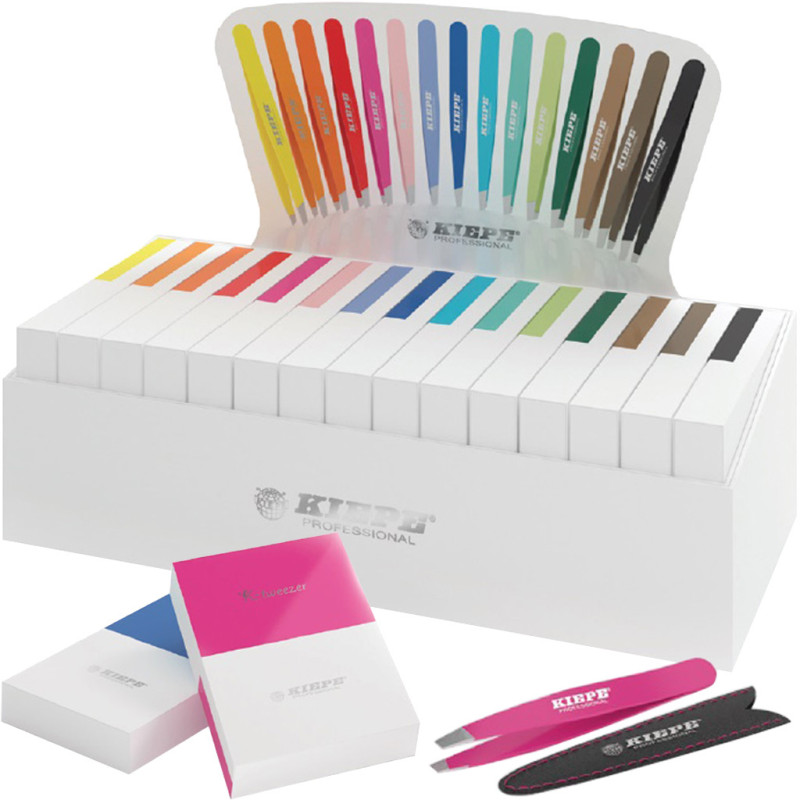 Présentoir 15 Pinces à Épiler K-Tweezer Présentoir 15 Pinces à Épiler K-Tweezer