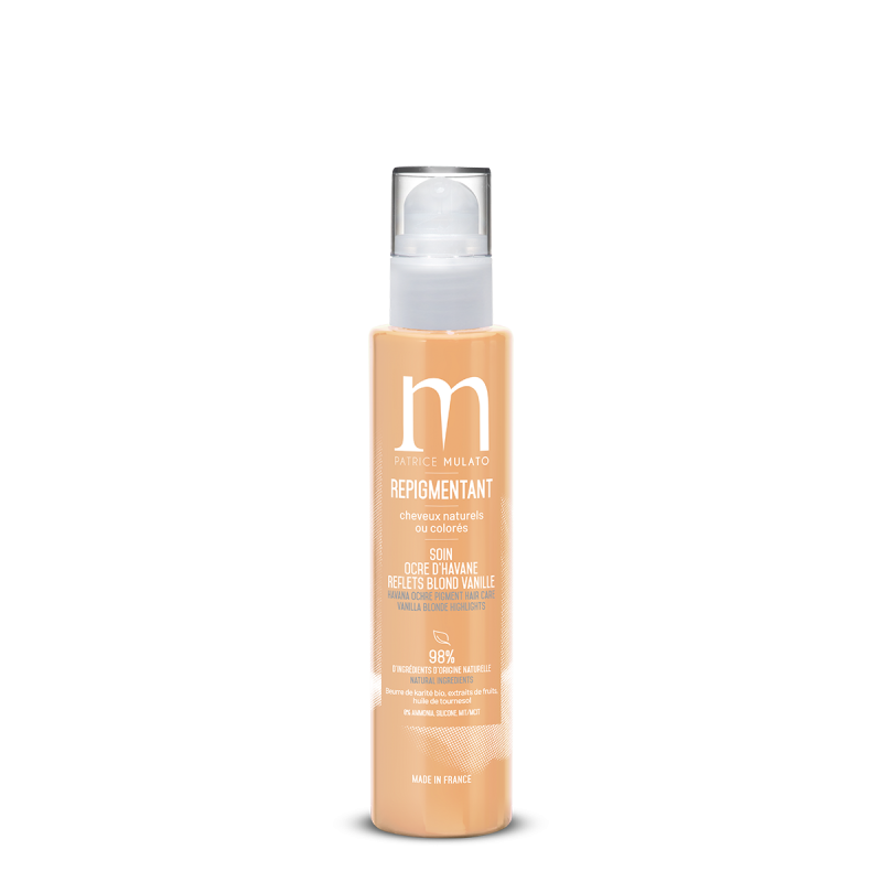 Soin Repigmentant Ocre d'Havane Reflets Blond Vanille 200ml Mulato
