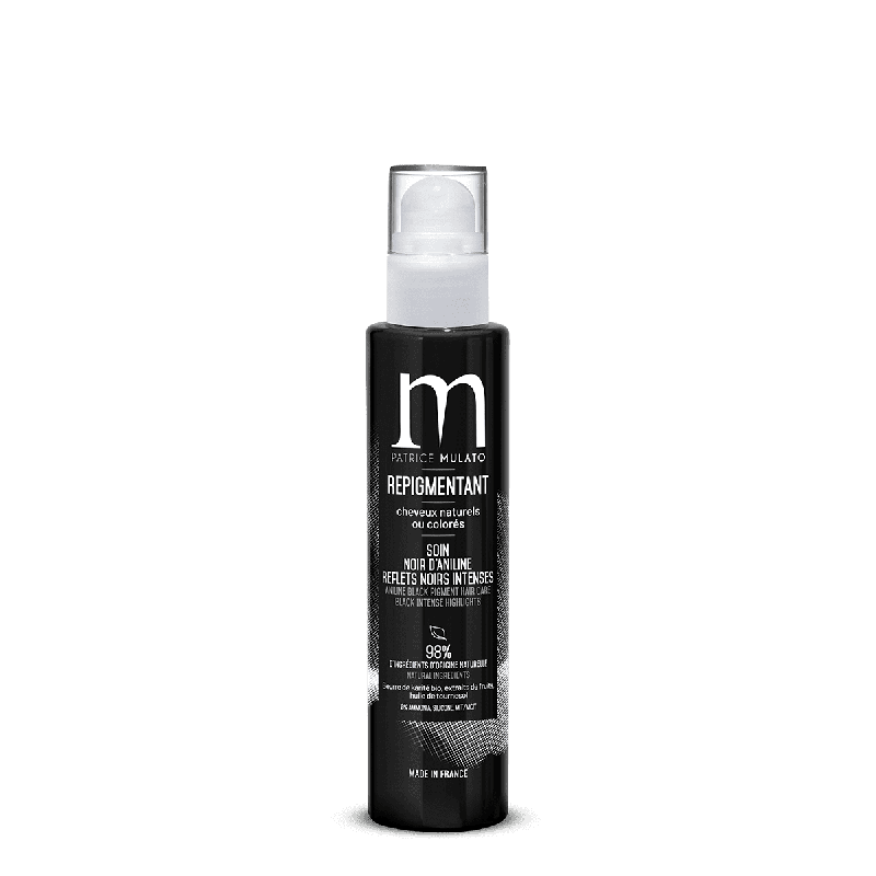 Soin Repigmentant Noir d'Aniline Reflets Noirs Intenses 200ml Mulato