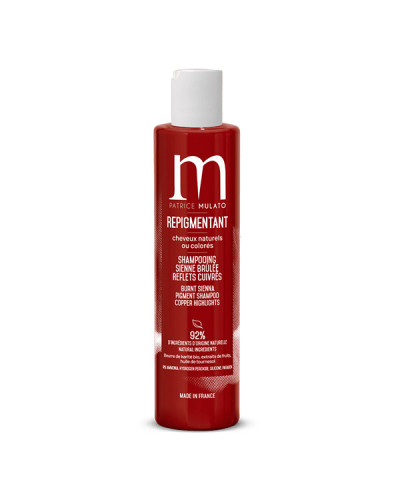 Shampoing Repigmentant Sienne Brûlée Reflets Cuivrés 200ml Mulato