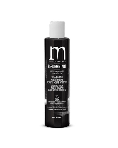 Shampoing Repigmentant Noir D'Aniline Reflets Noirs Intenses 200ml Mulato