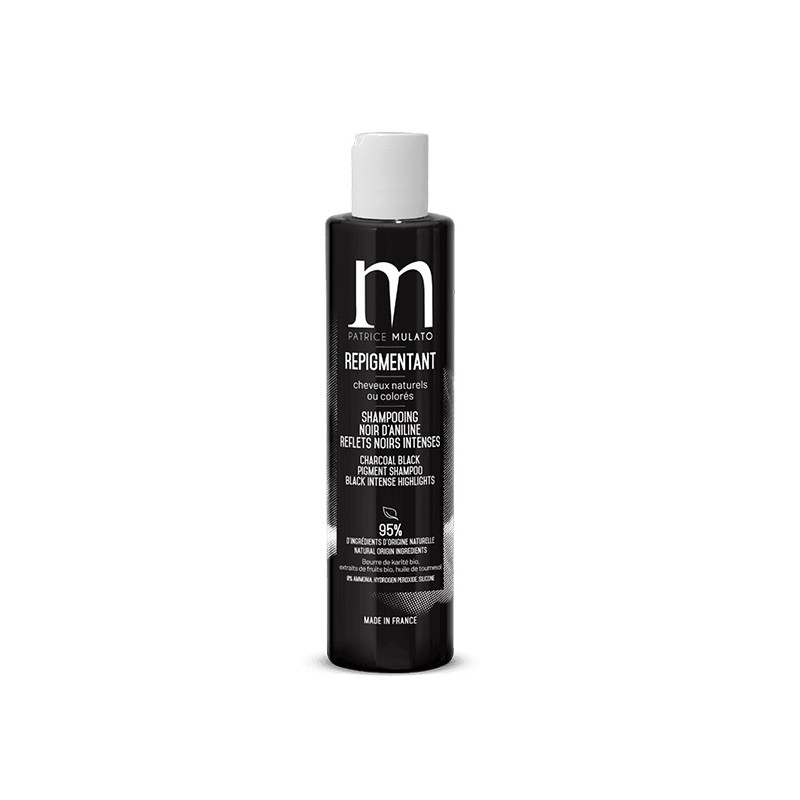 Shampoing Repigmentant Noir D'Aniline Reflets Noirs Intenses 200ml Mulato Shampoing Repigmentant Noir D'Aniline Reflets Noirs Intenses 200ml Mulato