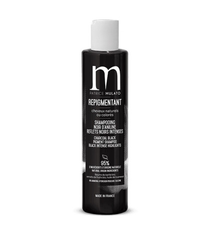 Shampoing Repigmentant Noir D'Aniline Reflets Noirs Intenses 200ml Mulato