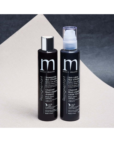 Shampoing Repigmentant Noir D'Aniline Reflets Noirs Intenses 200ml Mulato