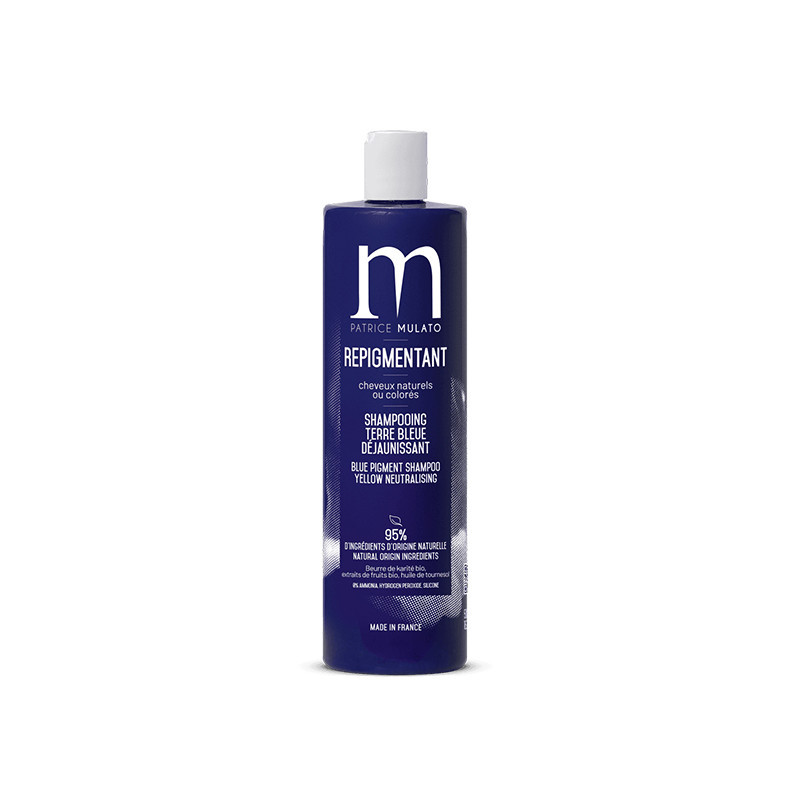 Shampoing Repigmentant Terre Bleue Déjaunissant 500ml Mulato Shampoing Repigmentant Terre Bleue Déjaunissant 500ml Mulato